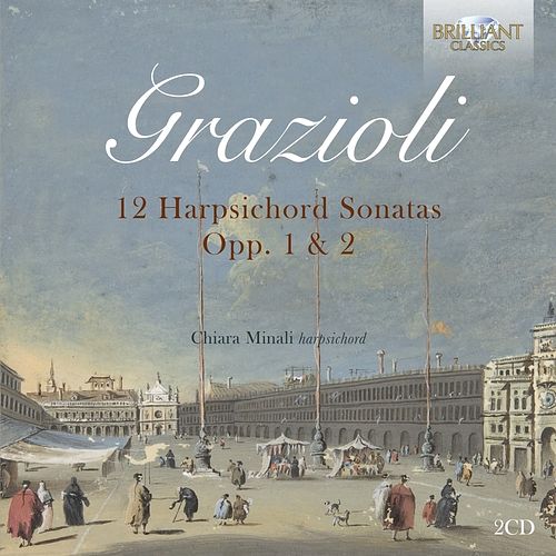 Foto van Grazioli: 12 harpsichord sonatas opp. 1 & 2 - cd (5028421959351)