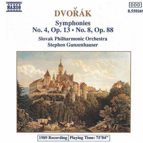 Foto van Dvorák: symphonies nos. 4 & 8 - cd (4891030502697)