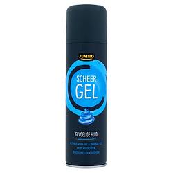 Foto van Jumbo scheer gel mannen gevoelige huid 200ml