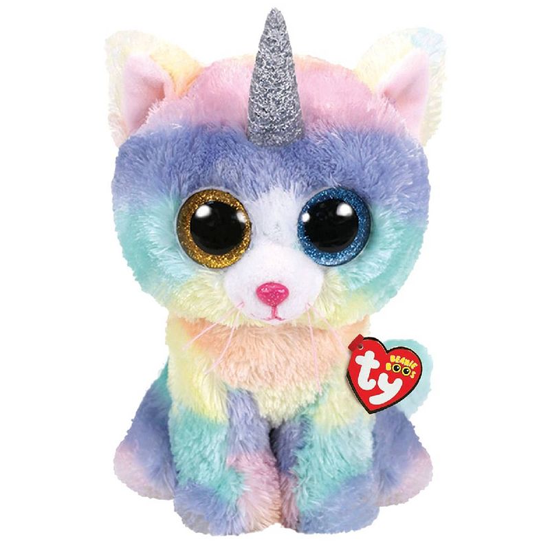 Foto van Ty beanie boo's xl heather cat 42cm