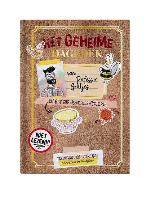 Foto van Het geheime dagboek van professor grutjes - debbie van osch-voorhaar - hardcover (9789090355740)