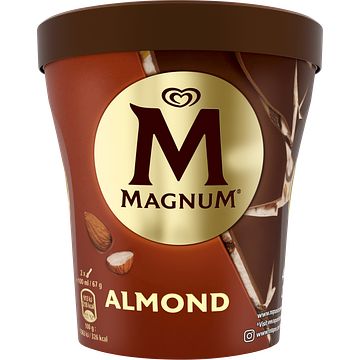 Foto van Magnum ijs almond rainforest alliance pint 440ml bij jumbo