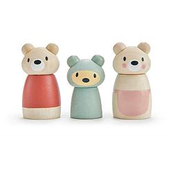 Foto van Tender leaf toys speelfiguren bear tales junior hout 3-delig