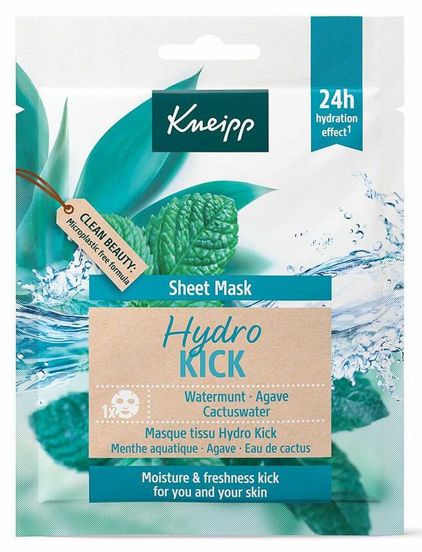 Foto van Kneipp hydro kick sheet mask