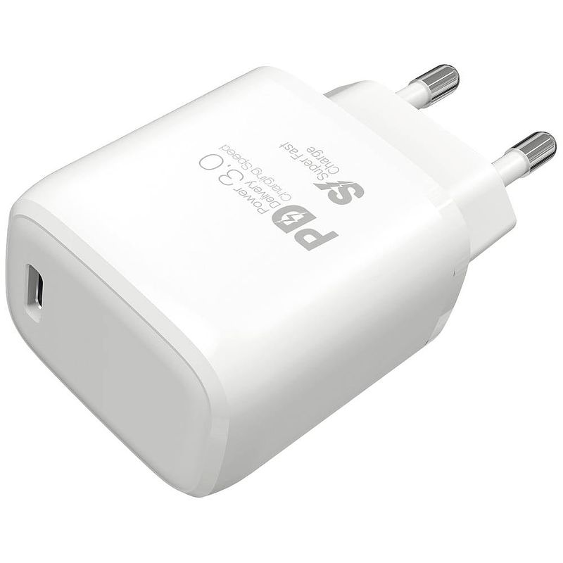 Foto van Vivanco gsm-lader met snellaadfunctie usb-c® wit