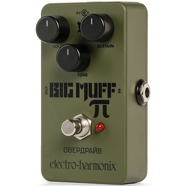 Foto van Electro harmonix green russian big muff effectpedaal