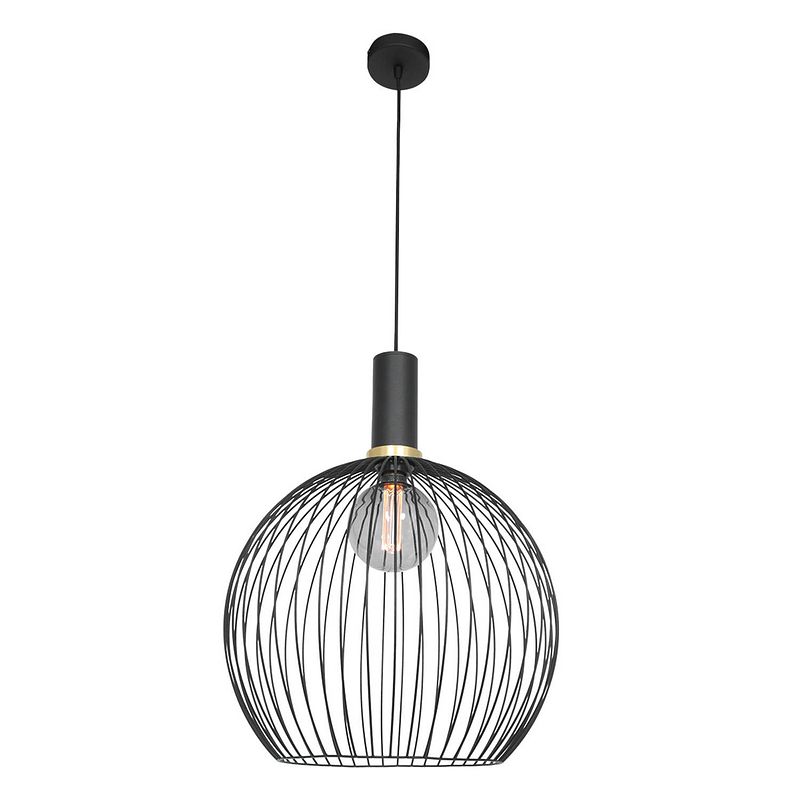 Foto van Steinhauer hanglamp mexlite aureole 3068zw zwart