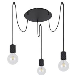 Foto van Industriële hanglamp hermine - l:35cm - e27 - metaal - zwart