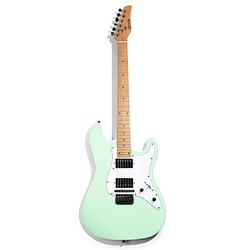 Foto van Zivix jamstik standard midi guitar surf green elektrische gitaar met gigbag