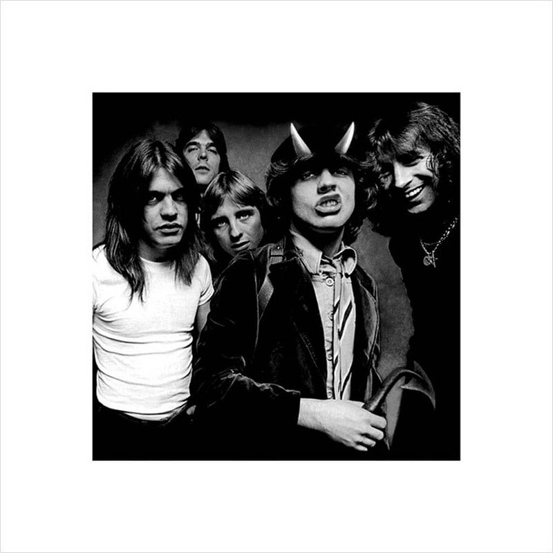 Foto van Pyramid acdc highway to hell kunstdruk 40x40cm