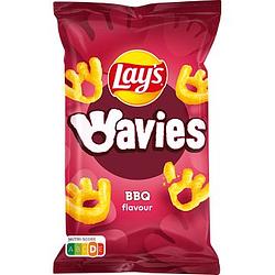 Foto van Lay'ss wavies bbq chips 115gr bij jumbo