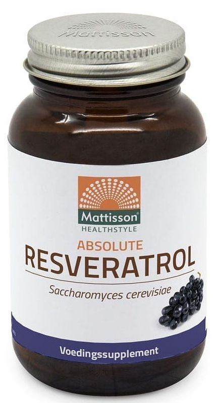 Foto van Mattisson healthstyle absolute resveratrol 350mg capsules