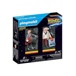Foto van Playmobil back to the future - duopack marty mcfly & dr. emmet brown 70459