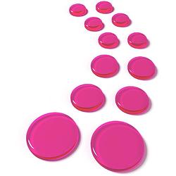 Foto van Slapklatz pro refillz - pink 12 gel pads in verschillende maten
