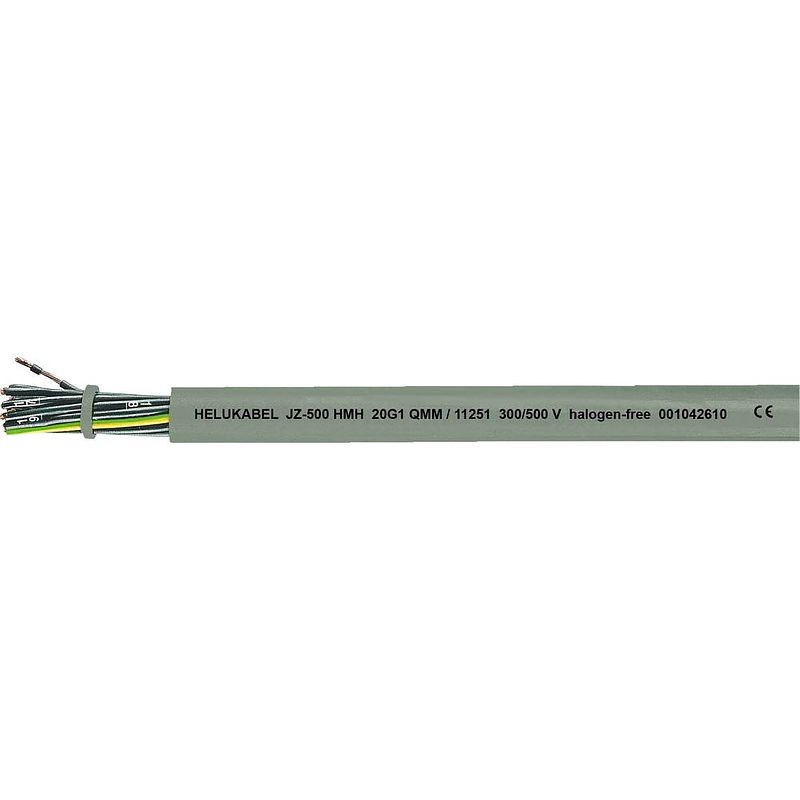 Foto van Helukabel jz-500 hmh stuurstroomkabel 5 g 0.50 mm² grijs 11204-1000 1000 m