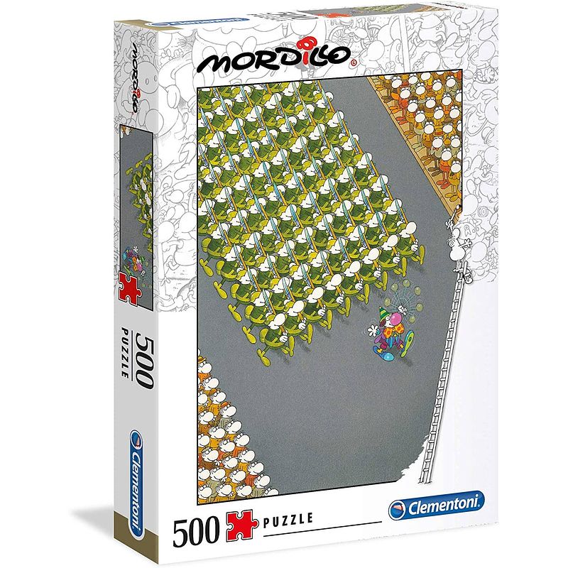 Foto van Clementoni legpuzzel mordillo - the march 500 stukjes