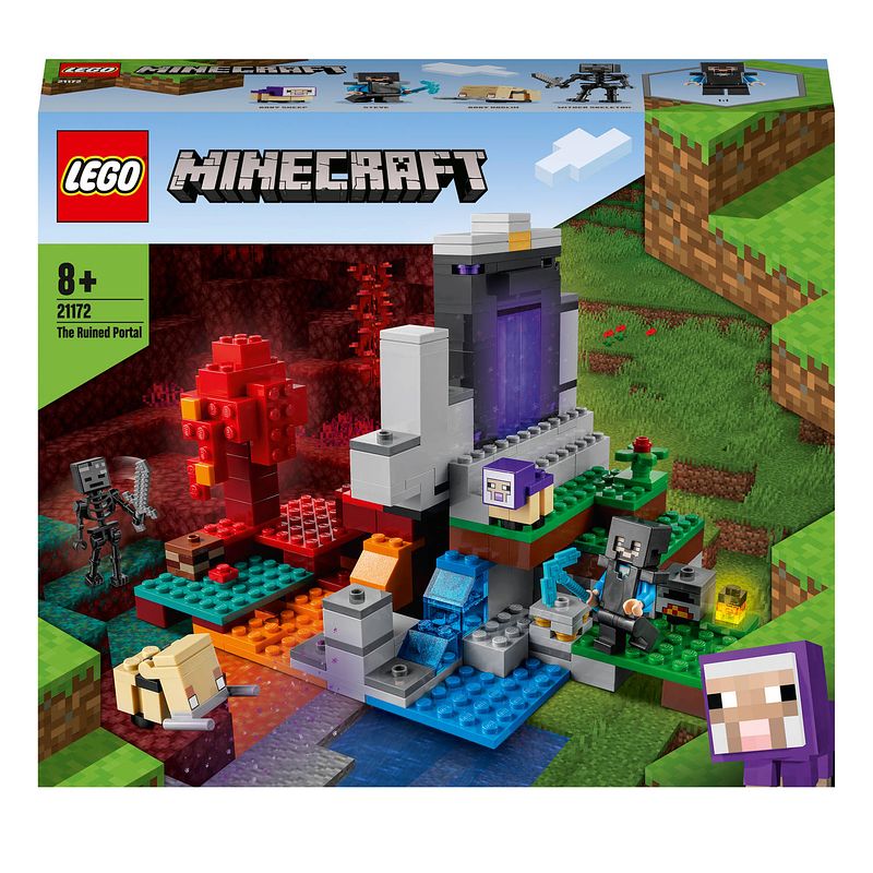 Foto van Lego minecraft het verwoeste portaal speelgoed