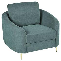 Foto van Beliani trosa - fauteuil-groen-polyester