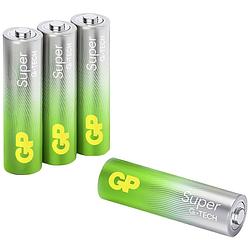 Foto van Gp batteries gppca15as598 aa batterij (penlite) alkaline 1.5 v 4 stuk(s)