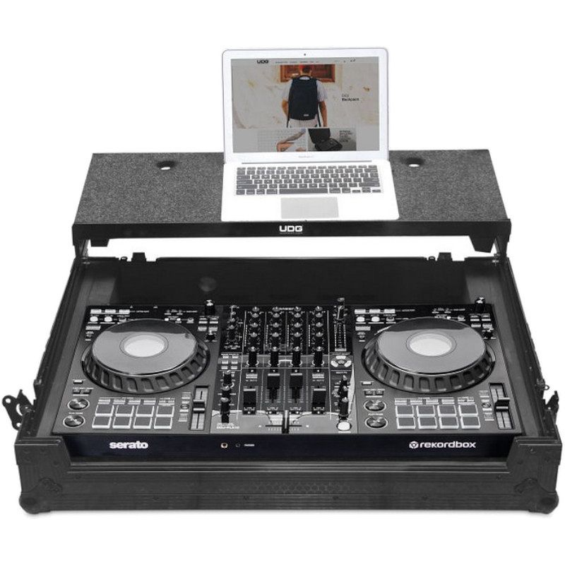 Foto van Udg u91088bl ultimate flight case plus voor pioneer dj ddj-flx10