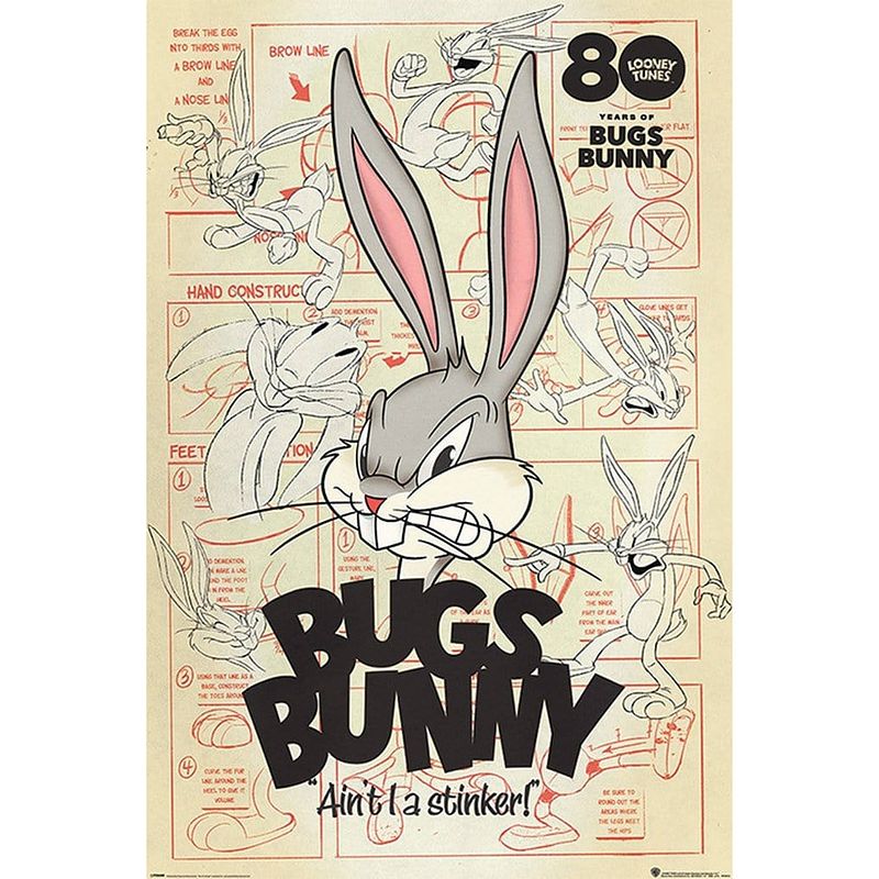 Foto van Pyramid looney tunes bugs bunny aint i a stinker poster 61x91,5cm