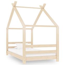 Foto van Vidaxl kinderbedframe massief grenenhout 80x160 cm