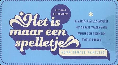 Foto van Het is maar een spelletje - voor trotse families - paperback (9789464081305)