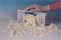 Foto van Romed latex handschoenen