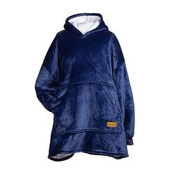 Foto van Vitapur - hoodie deken - marineblauw