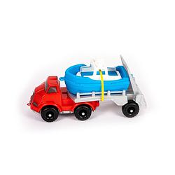 Foto van Pilsan-transportwagen rood-2+ jaar-educatief-blauw boot-non toxic
