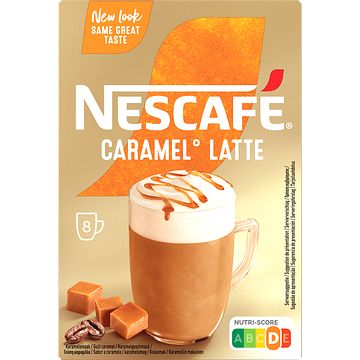 Foto van Nescafe gold caramel latte oploskoffie 6 x 8 zakjes bij jumbo