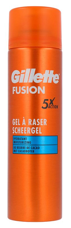 Foto van Gillette fusion moisturizing scheergel