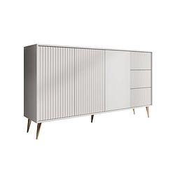 Foto van Meubella dressoir winq - wit - 180 cm