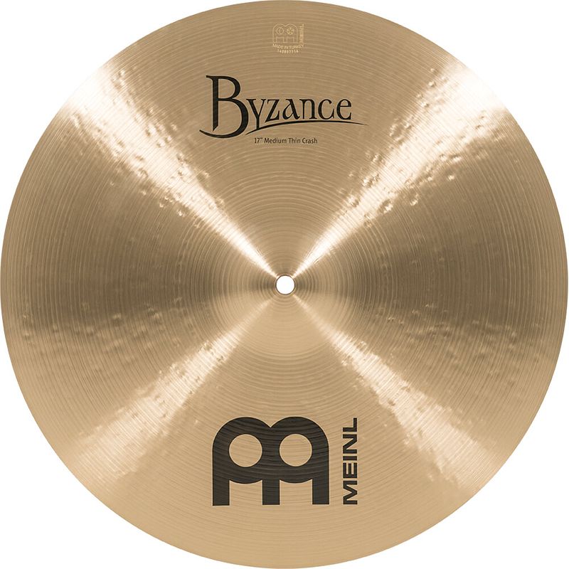 Foto van Meinl b17mtc byzance traditional medium thin crash bekken