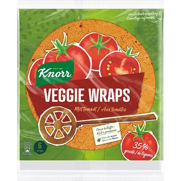 Foto van 1+1 gratis | knorr wraps tomaat 6 stuks aanbieding bij jumbo