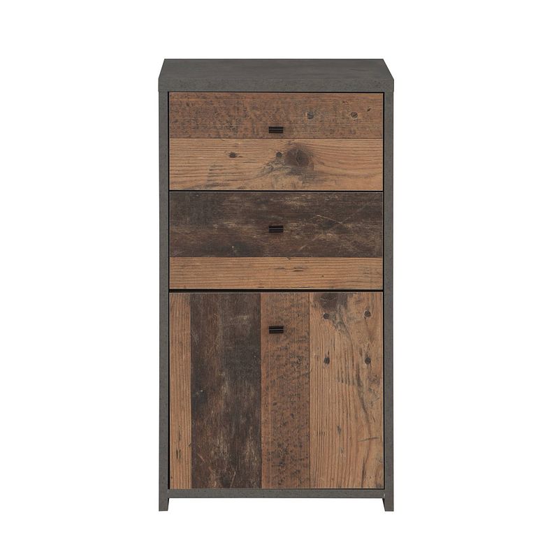 Foto van Meubella dressoir sahara - old wood - grijs - 40 cm