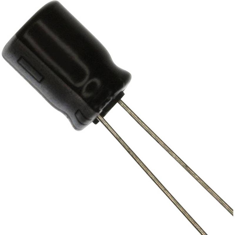 Foto van Panasonic eeu-eb1j101 elektrolytische condensator radiaal bedraad 3.5 mm 100 µf 63 v 20 % (ø) 8 mm 1 stuk(s)