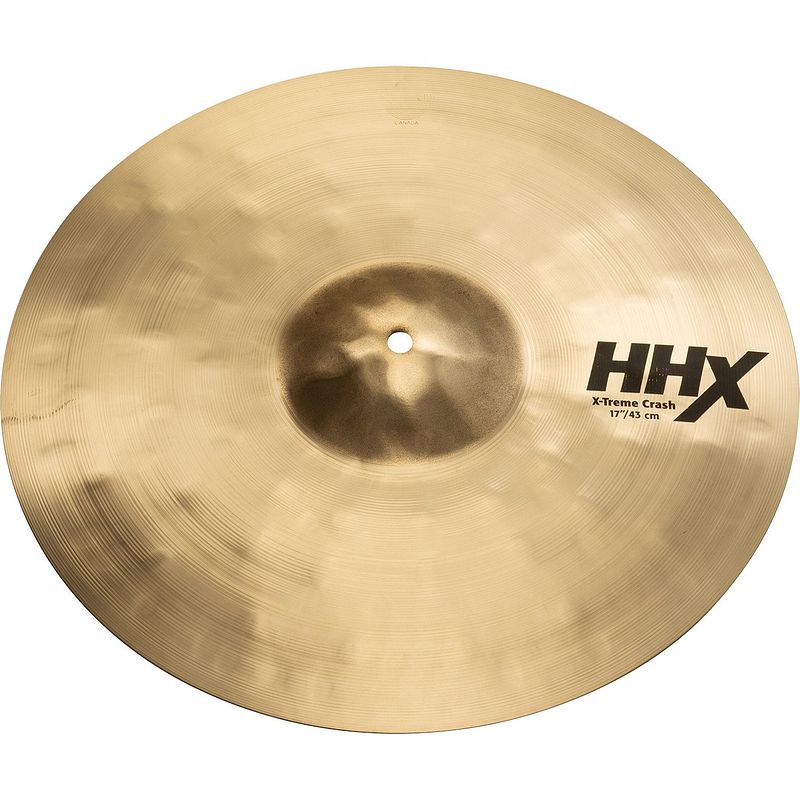 Foto van Sabian hhx x-treme crash brilliant 17 inch crash bekken