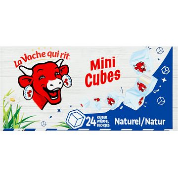 Foto van La vache qui rit mini cubes naturel smeerkaas 24 blokjes 125g bij jumbo