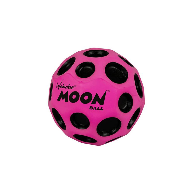 Foto van Waboba stuiterbal original moon ball - roze - ø 6,3cm