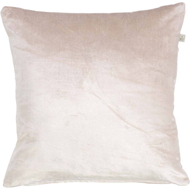 Foto van Dutch decor cido - kussenhoes velvet nude 45x45 cm - roze - roze