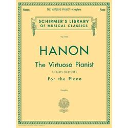 Foto van G. schirmer hanon: the virtuoso pianist - complete in 60 exercises for the piano