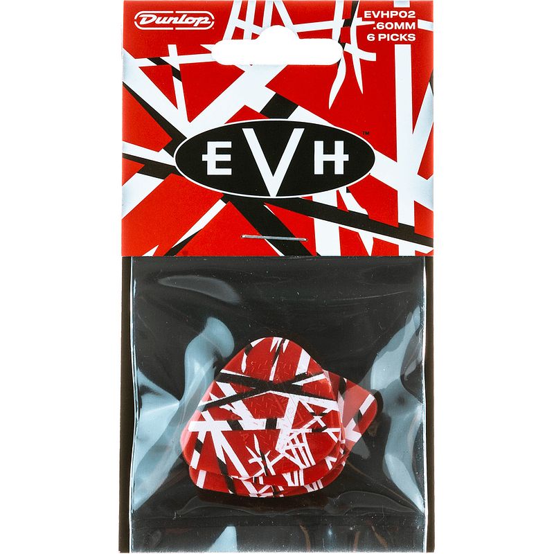 Foto van Dunlop evhp02 evh frankenstein 0,60 mm plectrumset (6 stuks)