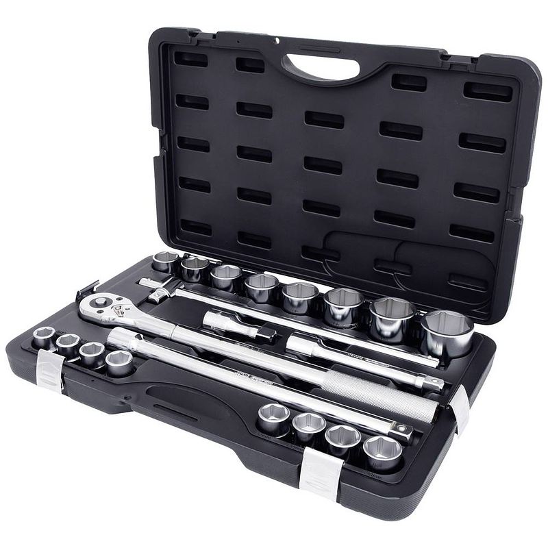 Foto van Ks tools ratel dopbit set (3/4"" 21 stuks)