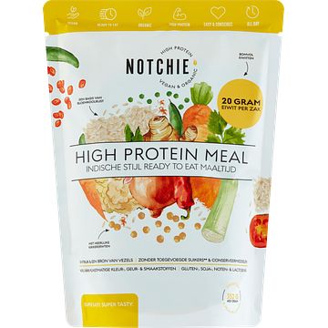 Foto van Notchie high protein indische stijl ready to eat maaltijd 400g bij jumbo