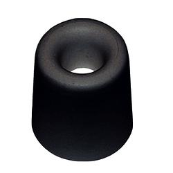 Foto van Qlinq deurbuffer - deurstopper - zwart - rubber - 50 x 35 mm - deurstoppers