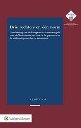 Foto van Drie rechters en één norm - paperback (9789013139884)