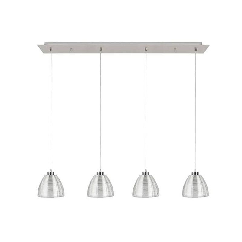 Foto van Highlight hanglamp whires small mat chroom 4 lichts