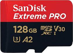 Foto van Sandisk microsdxc geheugenkaart - 128gb - extremepro