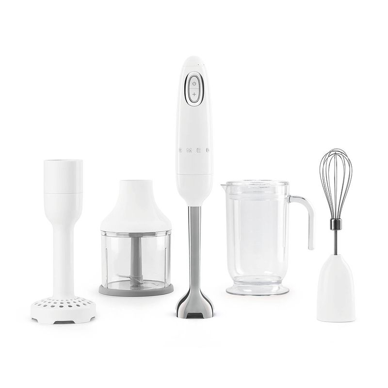 Foto van Smeg staafmixer set - turbofunctie - wit - hbf02wheu